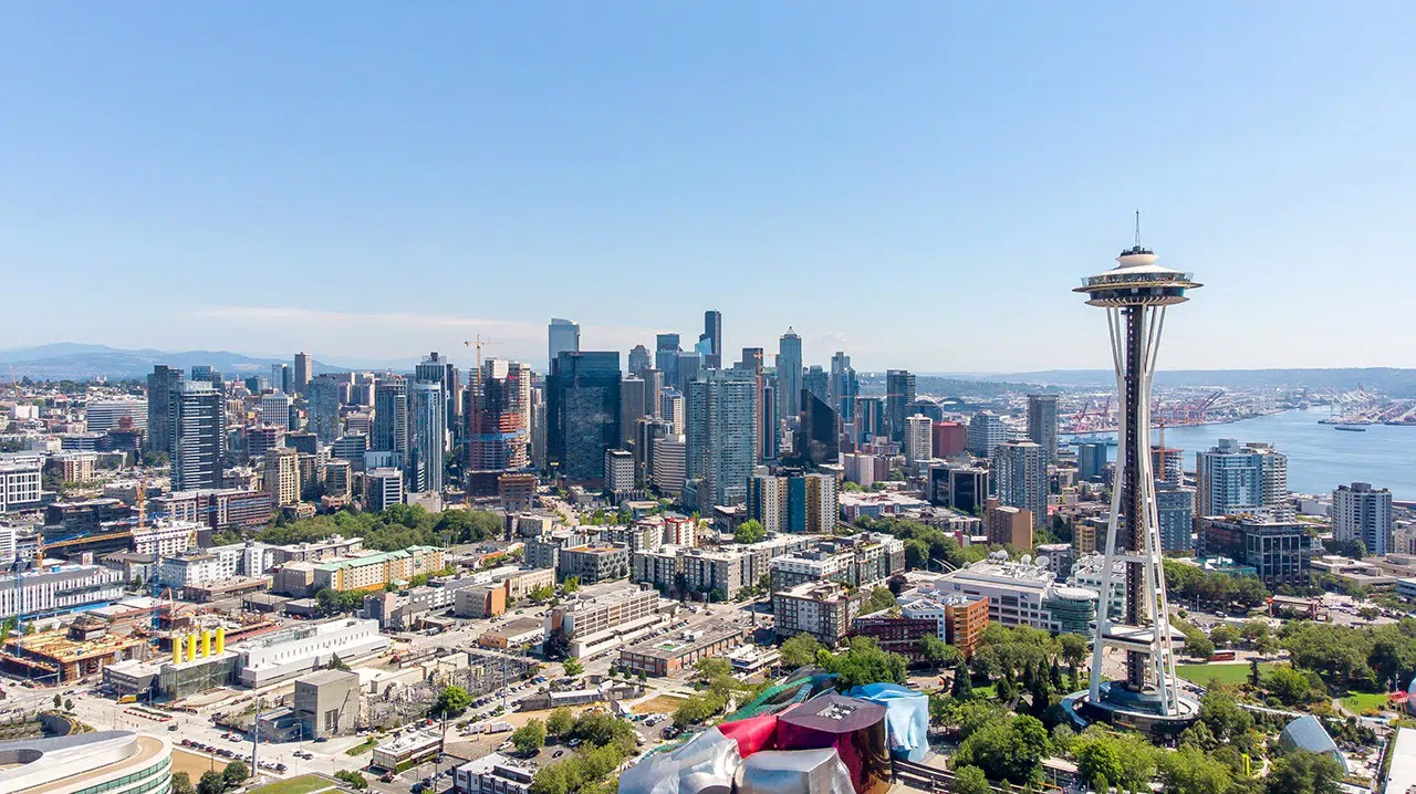 نمایی از شهر سیاتل