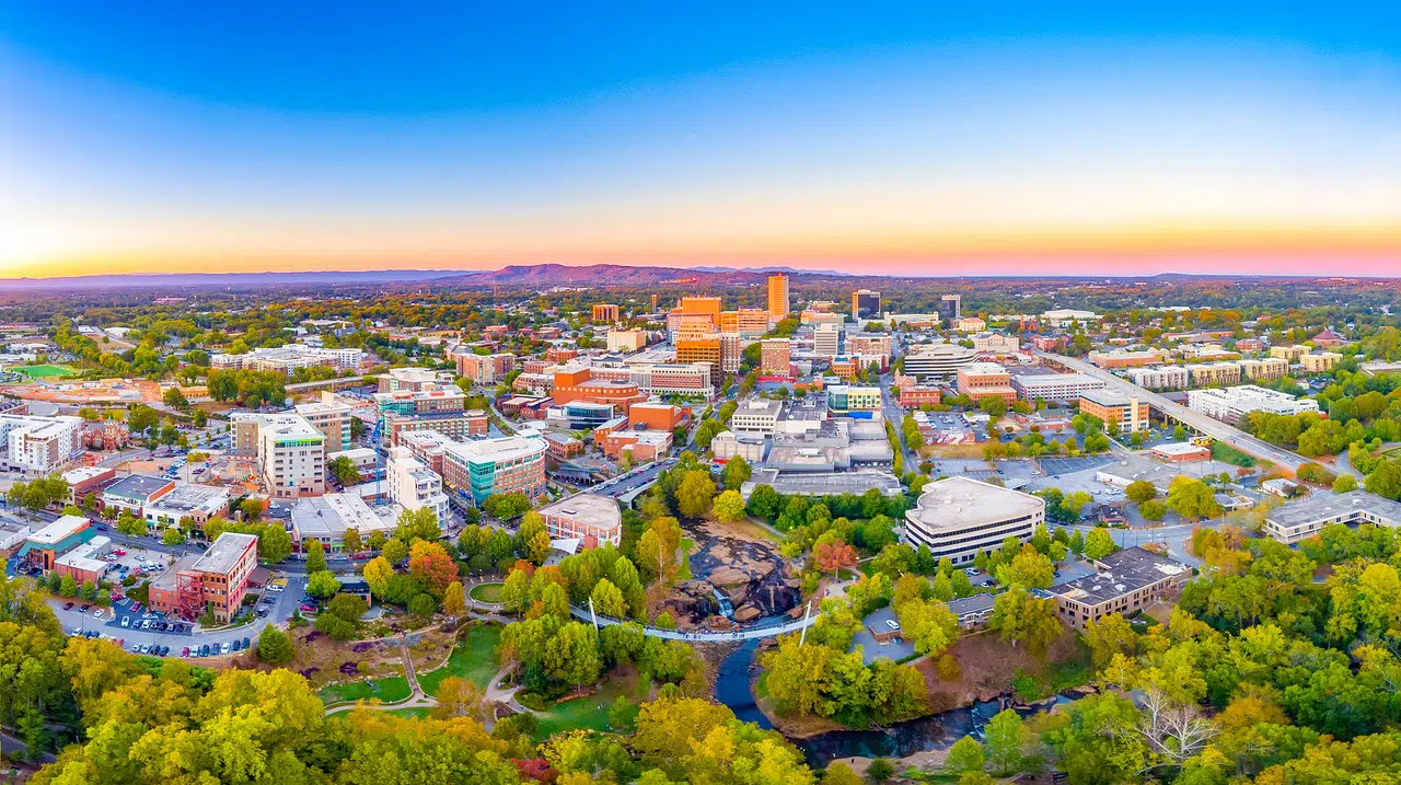 شهر گرینویل، ایالت کارولینای جنوبی