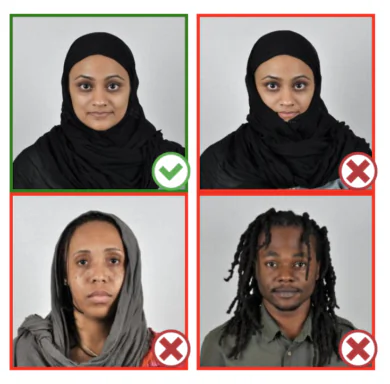 گردی صورت در عکس