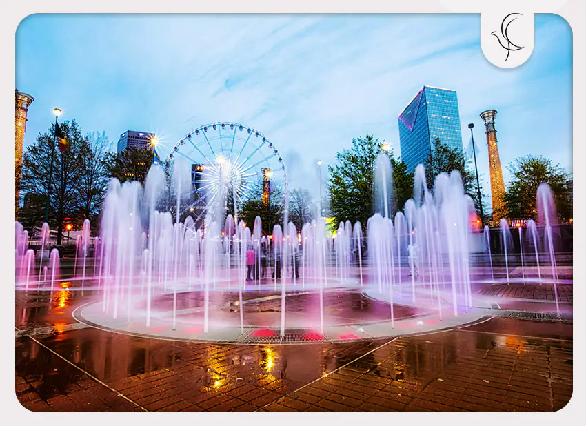 نمایی از شهر آتلانتا نمایی از شهر آتلانتا